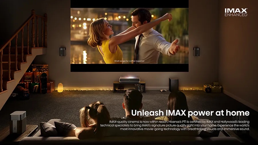 Hisense PT1 居家劇院情境 IMAX Enhanced 觀影