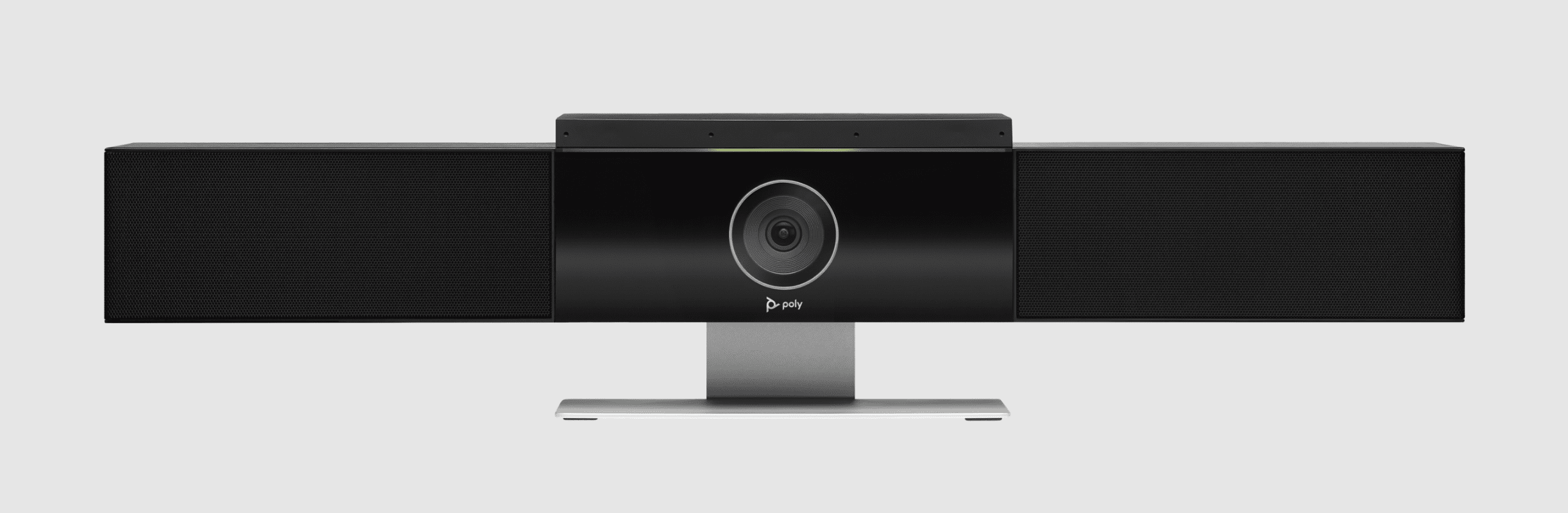 HP Poly Studio USB 視訊棒 中型會議室 USB 視訊棒｜六元件麥克風陣列 ＋ 立體聲喇叭，一條 USB 接電腦就開會